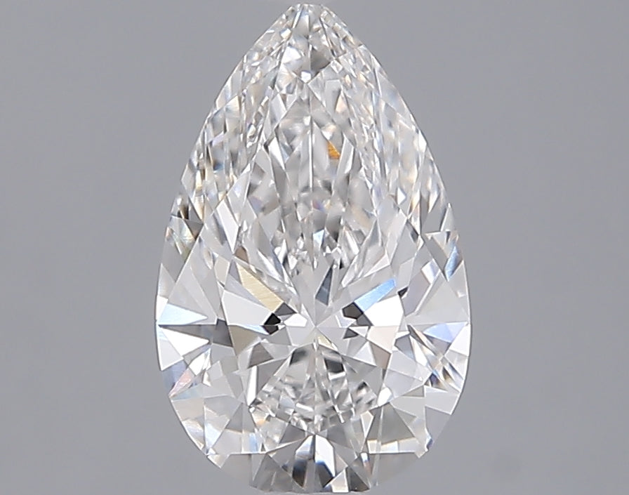 1.55 Carat Pear Shaped, Ideal Cut, E Color, VVS2 Clarity, IGI Certified Lab Grown Diamond