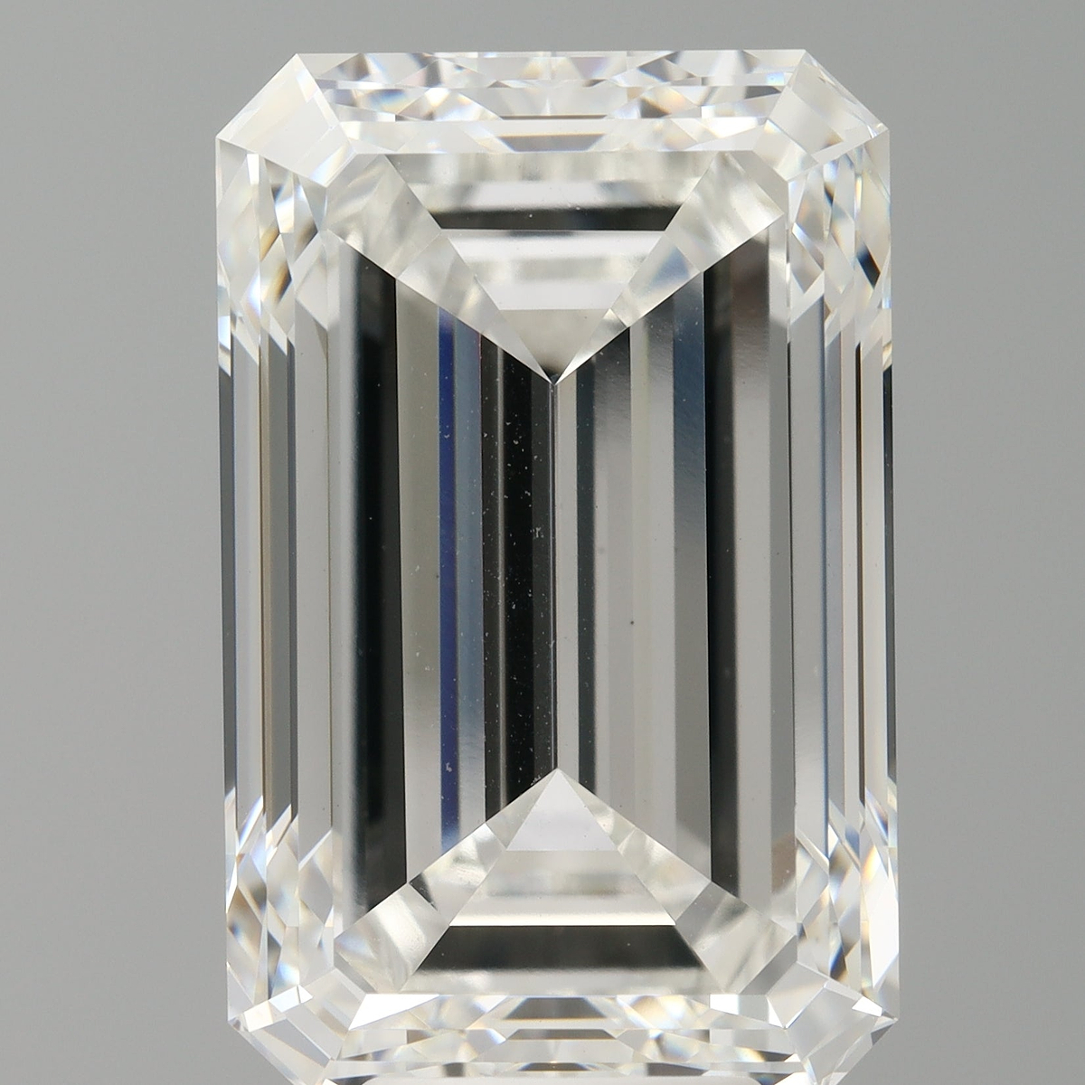 9.03 Carat Emerald Shaped, Ideal Cut, F Color, VVS2 Clarity, IGI Certified Lab Grown Diamond