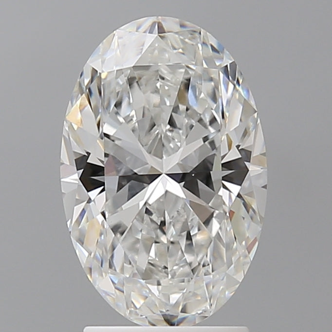 2.56 Carat Oval Shaped, Ideal Cut, E Color, VVS2 Clarity, IGI Certified Lab Grown Diamond