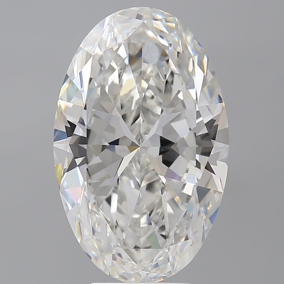 7.03 Carat Oval Shaped, Excellent Cut, E Color, VVS2 Clarity, IGI Certified Lab Grown Diamond