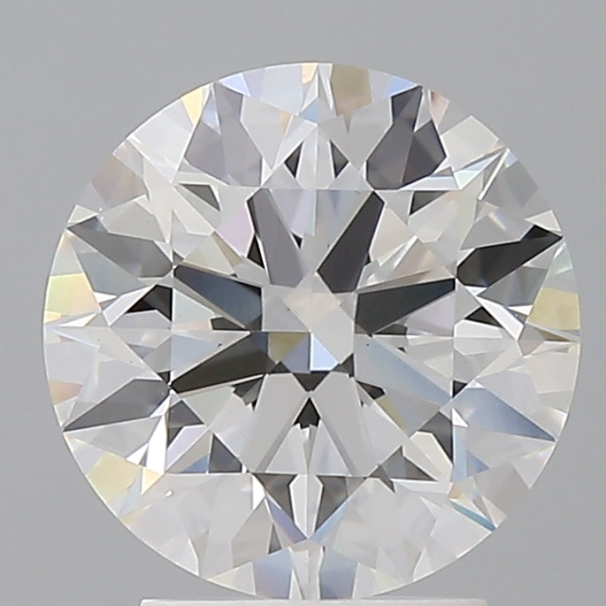 3.01 Carat Round Shaped, Ideal Cut, F Color, VVS2 Clarity, IGI Certified Lab Grown Diamond