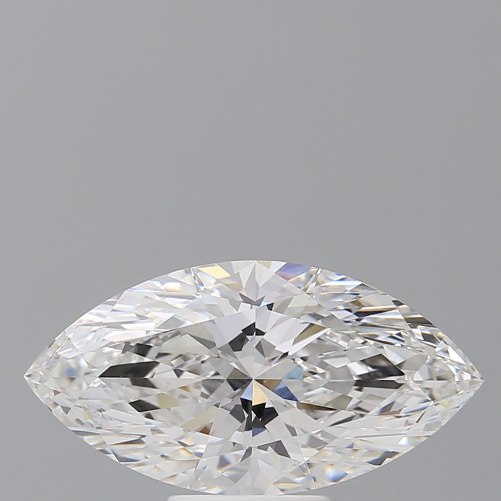 4.53 Carat Marquise Shaped, Ideal Cut, E Color, VVS2 Clarity, IGI Certified Lab Grown Diamond