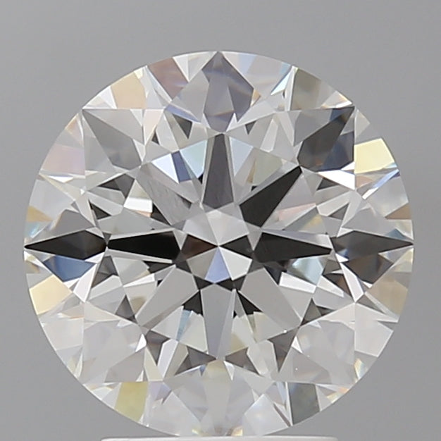 3.55 Carat Round Shaped, Ideal Cut, F Color, VVS2 Clarity, IGI Certified Lab Grown Diamond