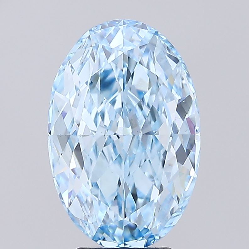 5.00 Carat Oval Shaped, Ideal Cut, VS1 Clarity, IGI Certified Lab Grown Diamond