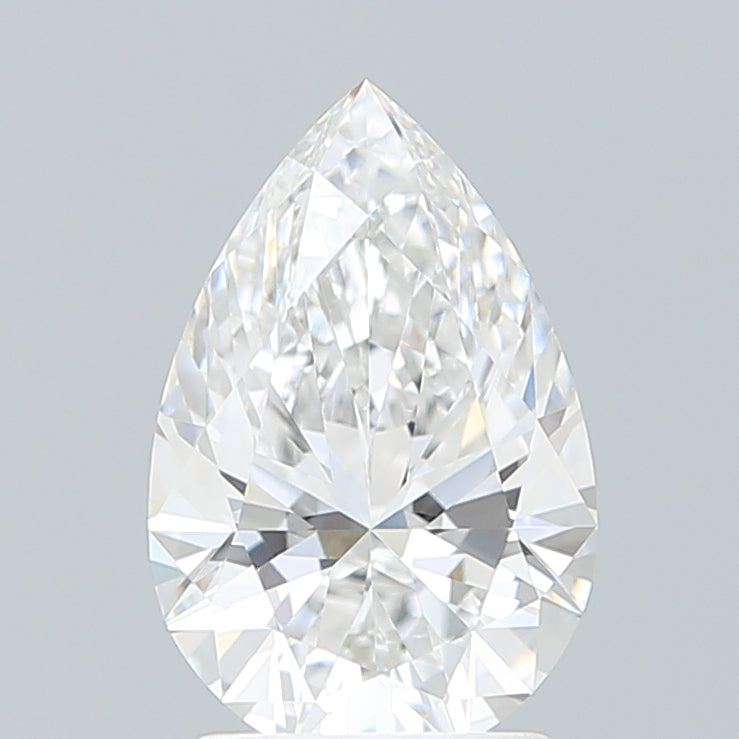 2.08 Carat Pear Shaped, Ideal Cut, E Color, VVS2 Clarity, IGI Certified Lab Grown Diamond