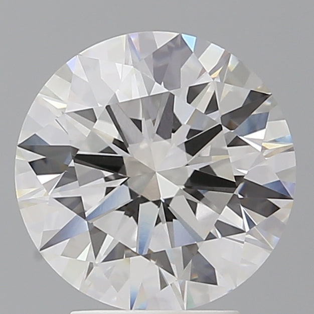 3.57 Carat Round Shaped, Ideal Cut, F Color, VVS2 Clarity, IGI Certified Lab Grown Diamond