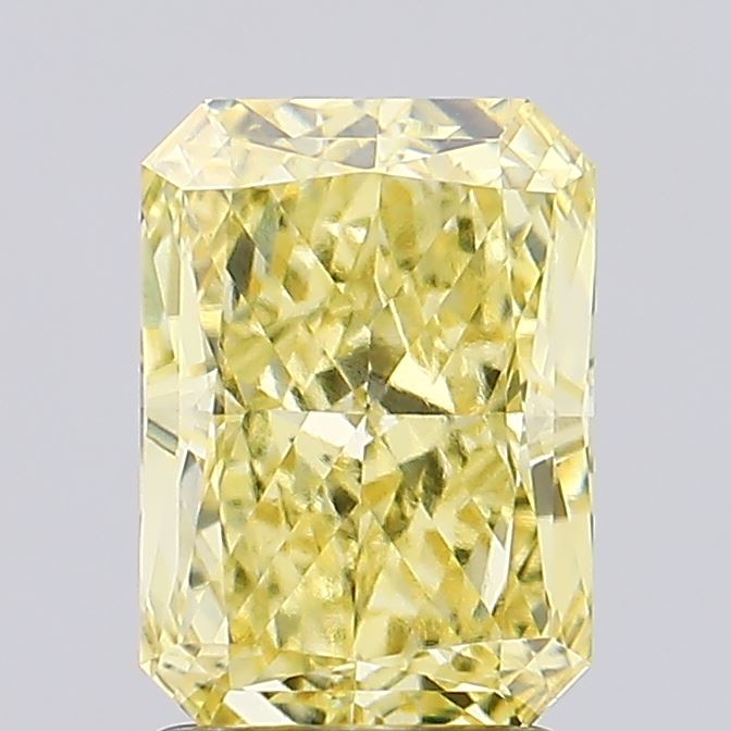 2.50 Carat Radiant Shaped, Excellent Cut, VVS2 Clarity, IGI Certified Lab Grown Diamond