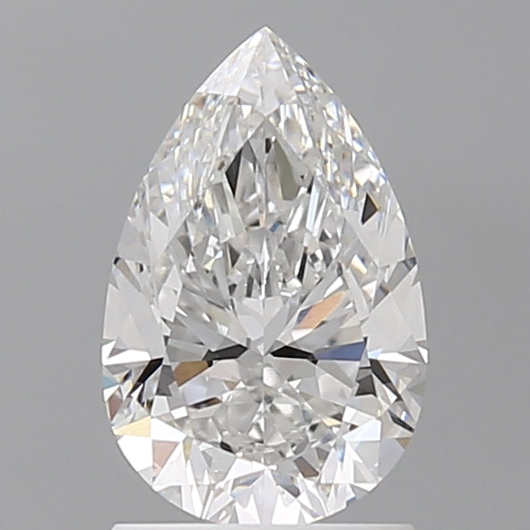 1.56 Carat Pear Shaped, Ideal Cut, E Color, VVS2 Clarity, IGI Certified Lab Grown Diamond