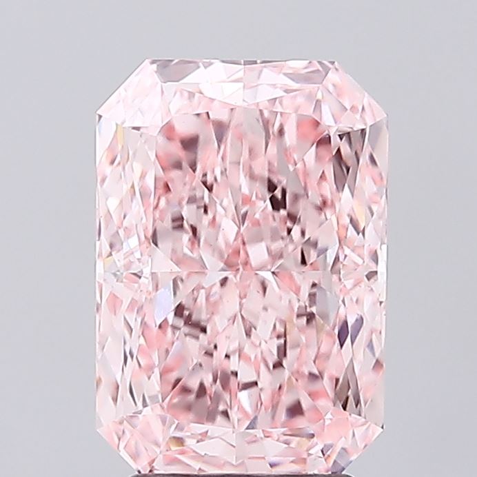 3.08 Carat Radiant Shaped, Excellent Cut, VS1 Clarity, IGI Certified Lab Grown Diamond