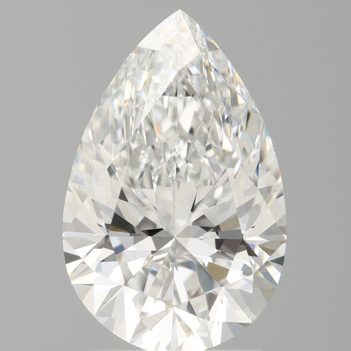 2.54 Carat Pear Shaped, Ideal Cut, E Color, VS1 Clarity, IGI Certified Lab Grown Diamond