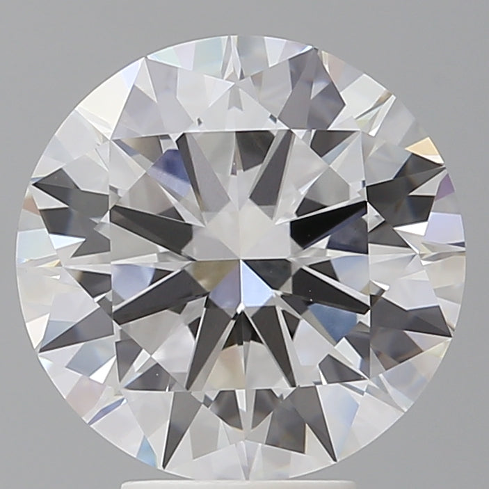 5.42 Carat Round Shaped, Excellent Cut, E Color, VVS2 Clarity, IGI Certified Lab Grown Diamond
