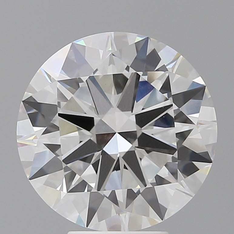 6.03 Carat Round Shaped, Excellent Cut, F Color, VS1 Clarity, IGI Certified Lab Grown Diamond