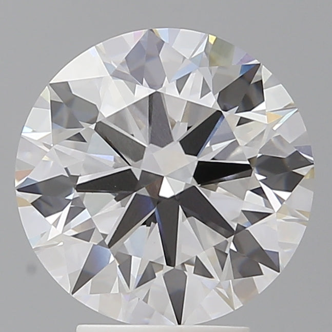4.10 Carat Round Shaped, Ideal Cut, E Color, VVS2 Clarity, IGI Certified Lab Grown Diamond