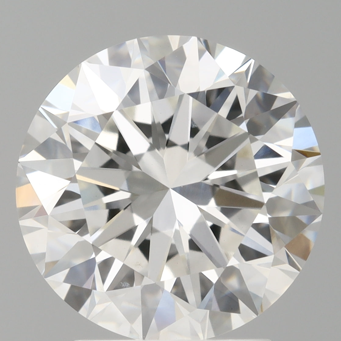3.00 Carat Round Shaped, Excellent Cut, E Color, VS1 Clarity, IGI Certified Lab Grown Diamond