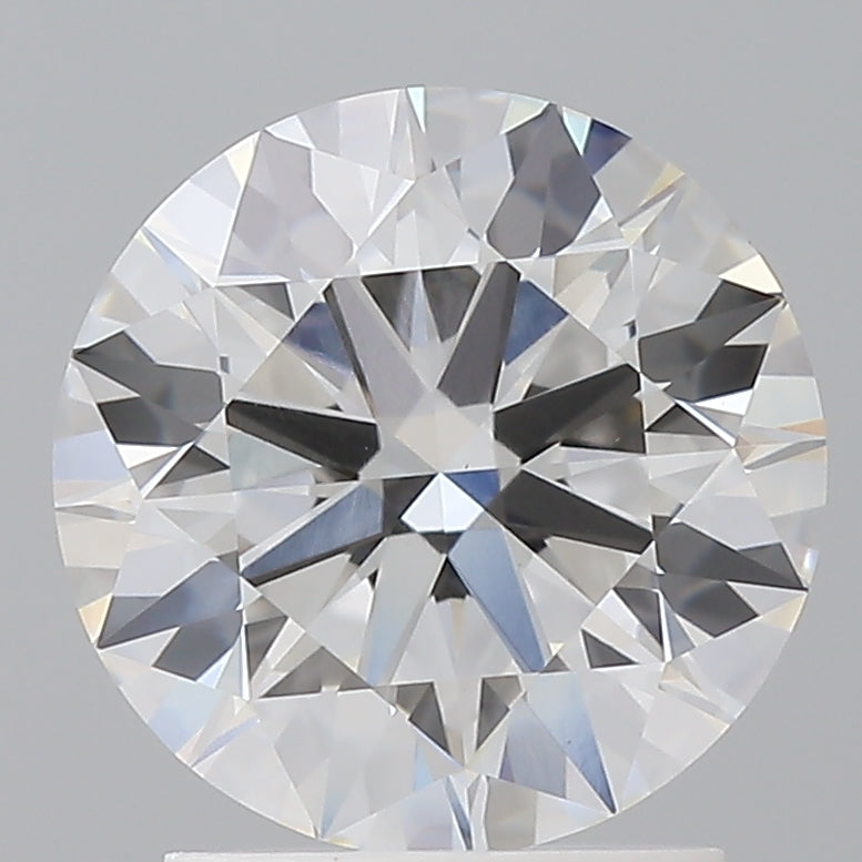 2.07 Carat Round Shaped, Ideal Cut, E Color, VVS2 Clarity, IGI Certified Lab Grown Diamond