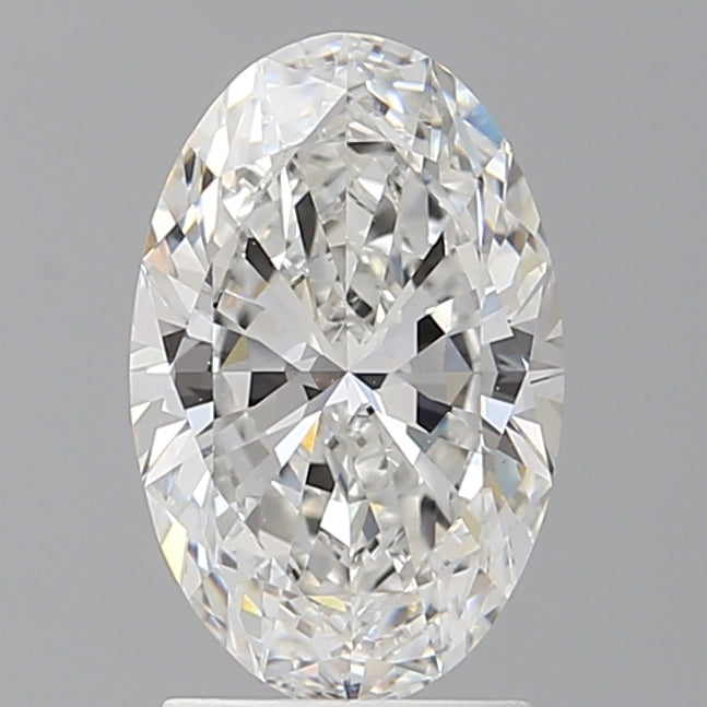 2.10 Carat Oval Shaped, Ideal Cut, E Color, VS1 Clarity, IGI Certified Lab Grown Diamond