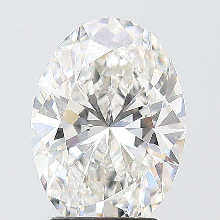 3.05 Carat Oval Shaped, Ideal Cut, F Color, VVS2 Clarity, IGI Certified Lab Grown Diamond
