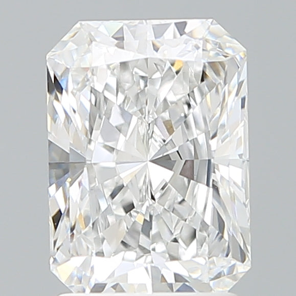 2.12 Carat Radiant Shaped, Ideal Cut, D Color, VVS2 Clarity, IGI Certified Lab Grown Diamond