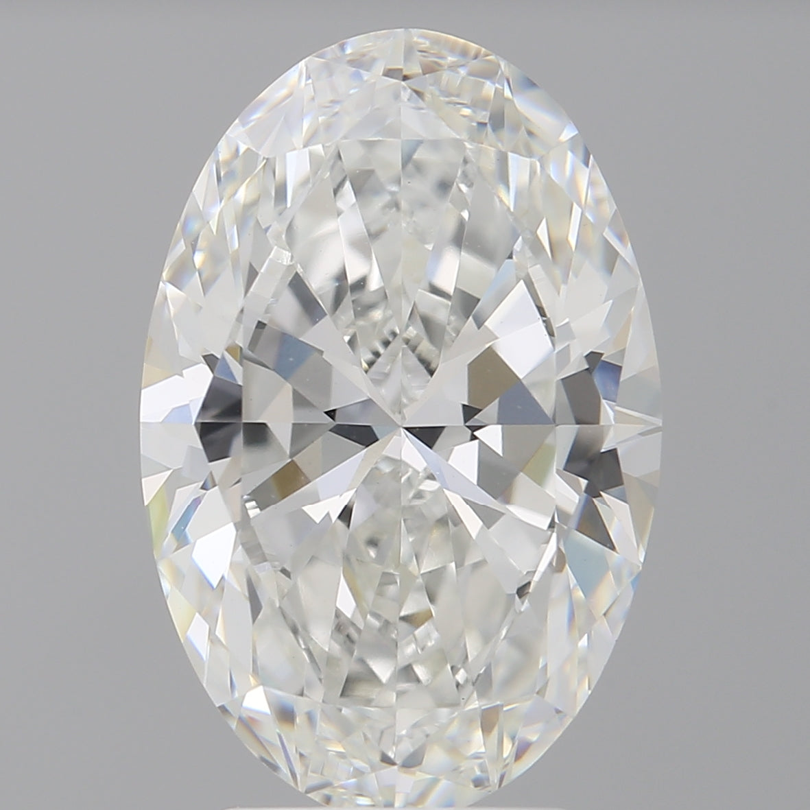 4.08 Carat Oval Shaped, Ideal Cut, G Color, VVS2 Clarity, IGI Certified Lab Grown Diamond