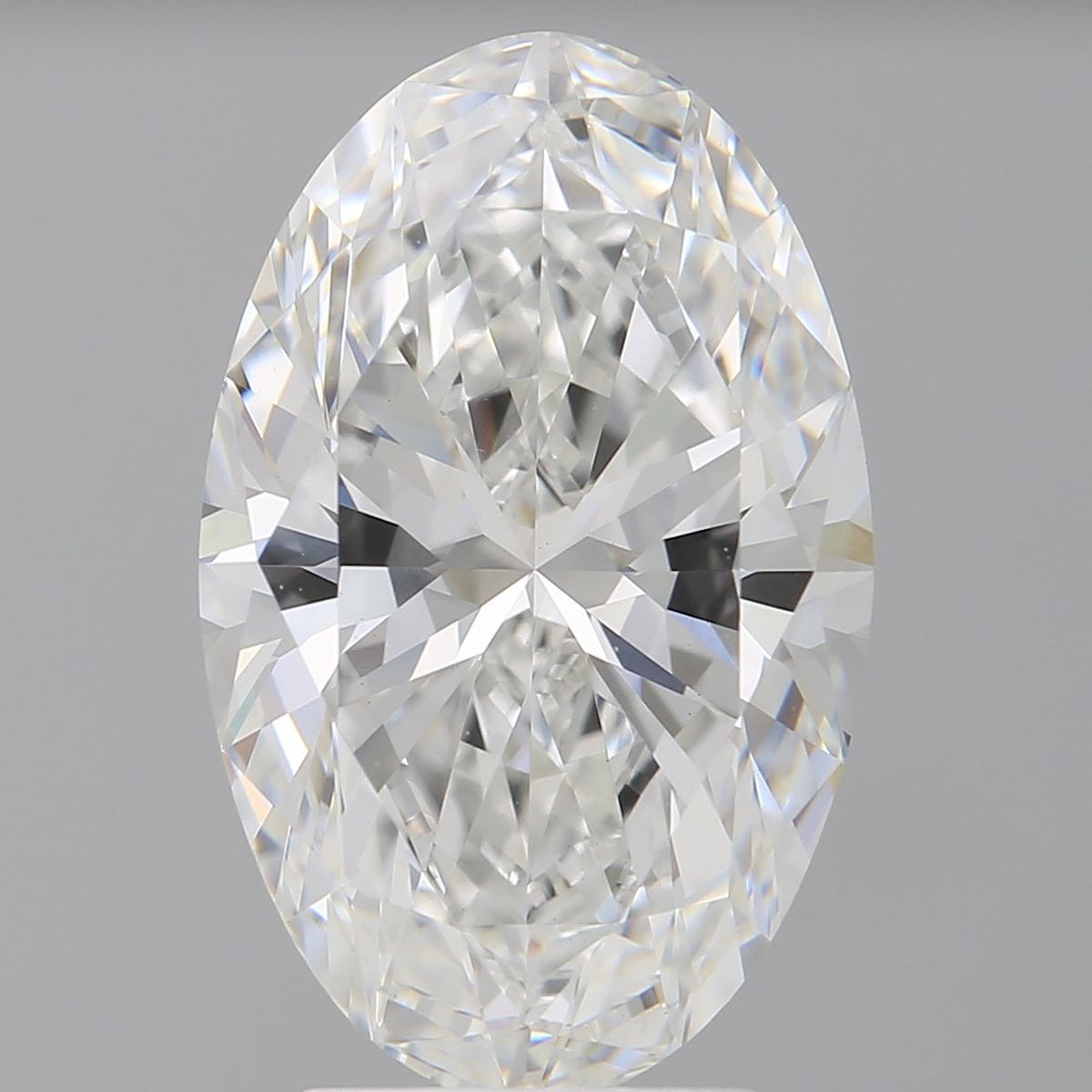 4.08 Carat Oval Shaped, Ideal Cut, E Color, VVS2 Clarity, IGI Certified Lab Grown Diamond
