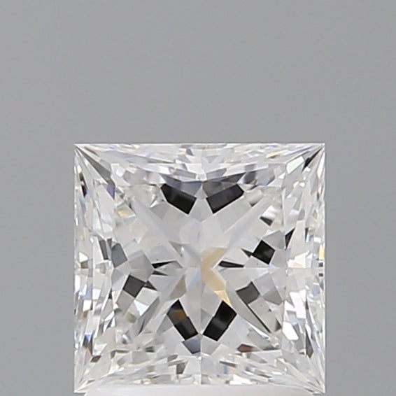 1.52 Carat Princess Shaped, Ideal Cut, E Color, VS1 Clarity, IGI Certified Lab Grown Diamond