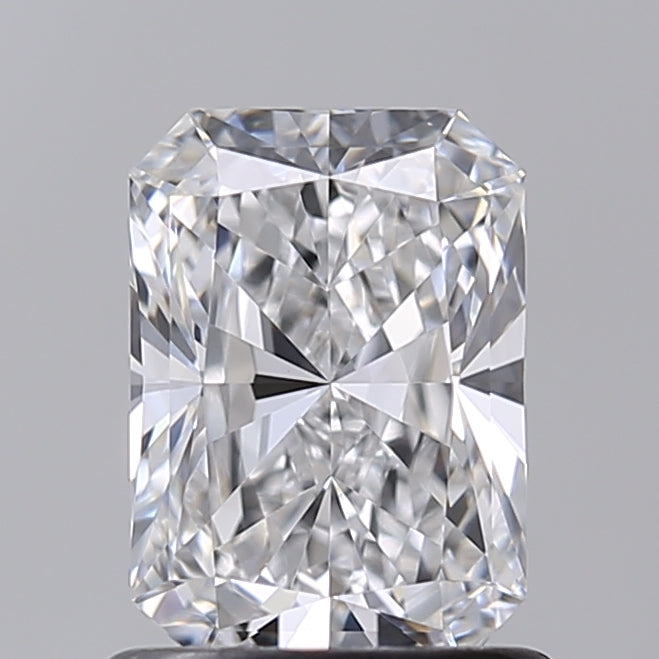 1.01 Carat Radiant Shaped, Ideal Cut, D Color, VVS2 Clarity, GIA Certified Lab Grown Diamond