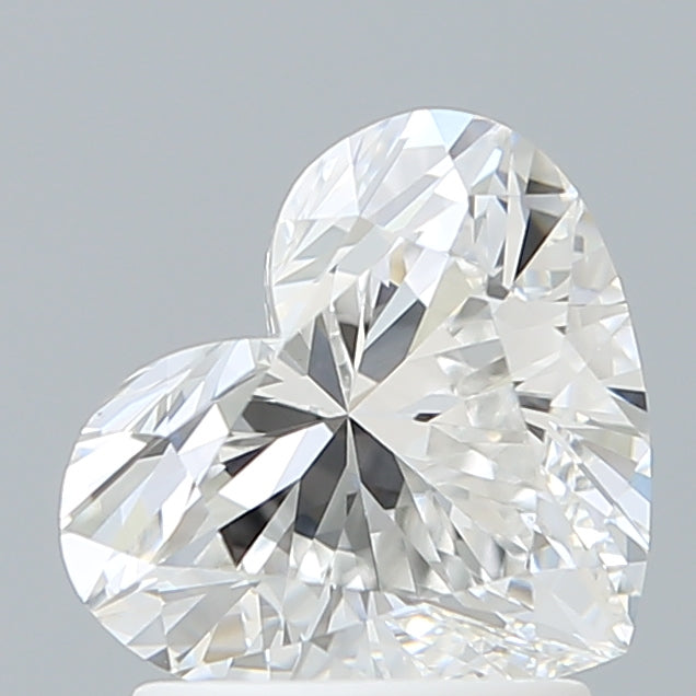 1.59 Carat Heart Shaped, Ideal Cut, E Color, VVS2 Clarity, IGI Certified Lab Grown Diamond