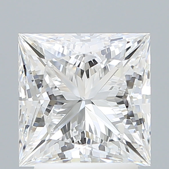 2.67 Carat Princess Shaped, Ideal Cut, D Color, VVS2 Clarity, IGI Certified Lab Grown Diamond
