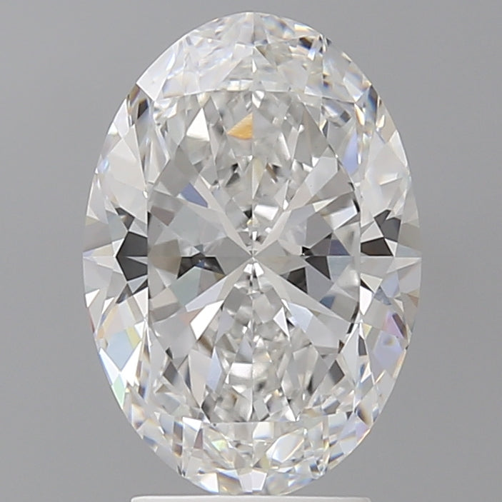 3.50 Carat Oval Shaped, Ideal Cut, E Color, VVS2 Clarity, IGI Certified Lab Grown Diamond