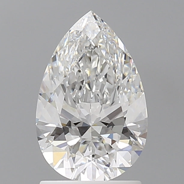 1.59 Carat Pear Shaped, Ideal Cut, E Color, VS1 Clarity, IGI Certified Lab Grown Diamond