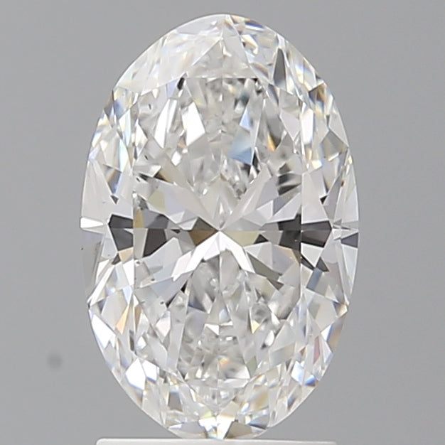 2.10 Carat Oval Shaped, Ideal Cut, E Color, VS1 Clarity, IGI Certified Lab Grown Diamond