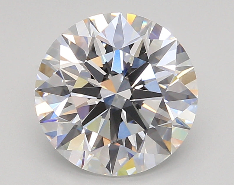 3.02 Carat Round Shaped, Ideal Cut, E Color, VVS2 Clarity, IGI Certified Lab Grown Diamond
