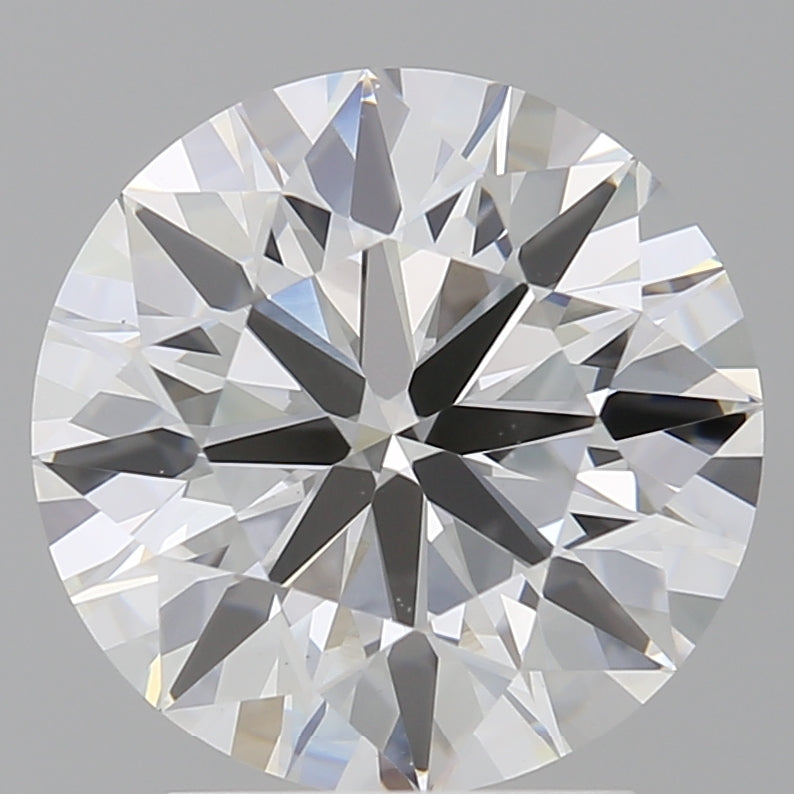 3.02 Carat Round Shaped, Ideal Cut, E Color, VVS2 Clarity, IGI Certified Lab Grown Diamond
