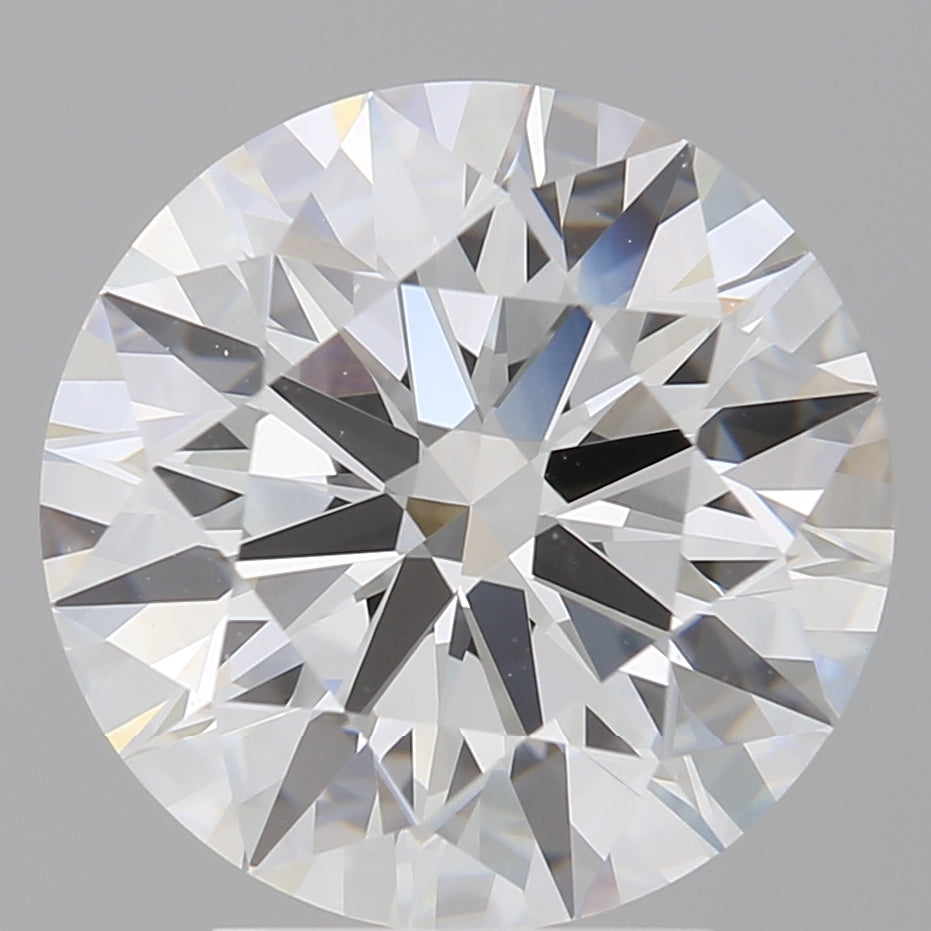 4.08 Carat Round Shaped, Ideal Cut, E Color, VVS2 Clarity, IGI Certified Lab Grown Diamond