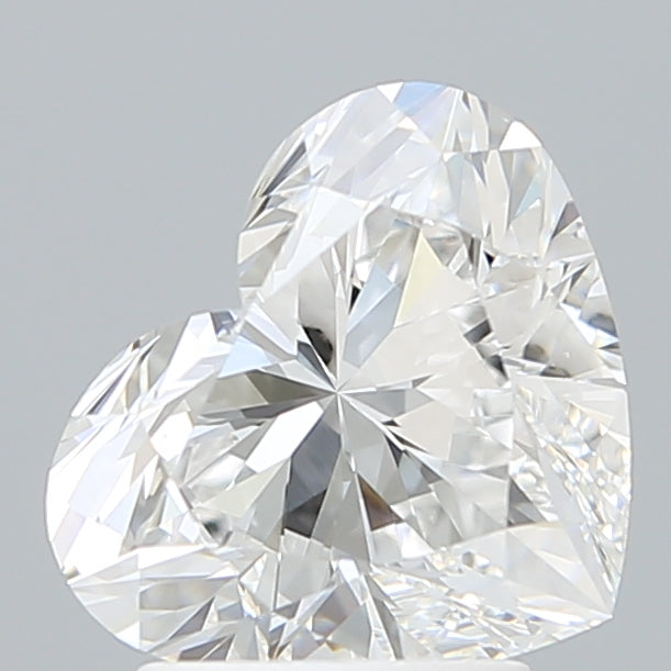 2.62 Carat Heart Shaped, Ideal Cut, D Color, VVS2 Clarity, IGI Certified Lab Grown Diamond