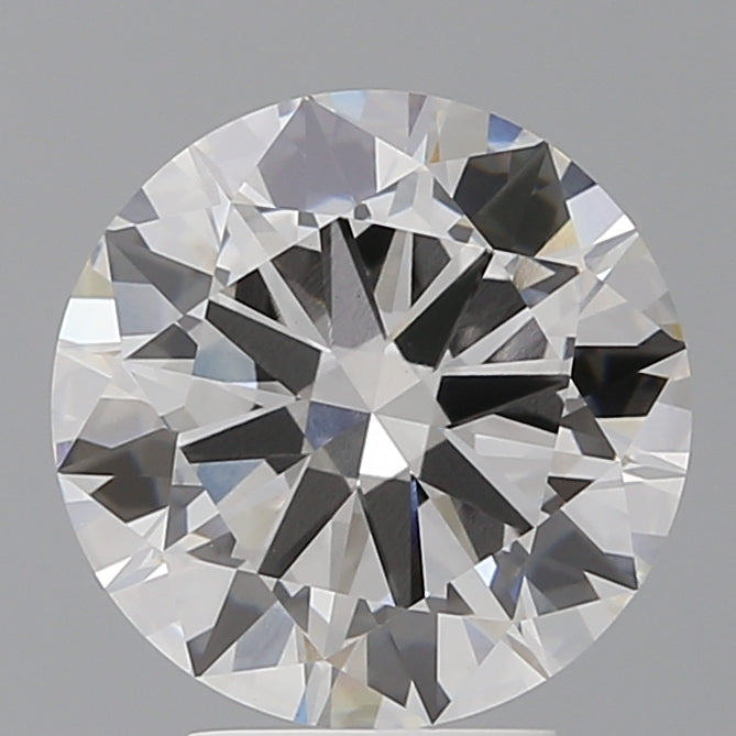 4.02 Carat Round Shaped, Excellent Cut, E Color, VVS2 Clarity, IGI Certified Lab Grown Diamond