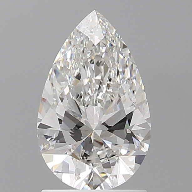 1.54 Carat Pear Shaped, Ideal Cut, E Color, VS1 Clarity, IGI Certified Lab Grown Diamond