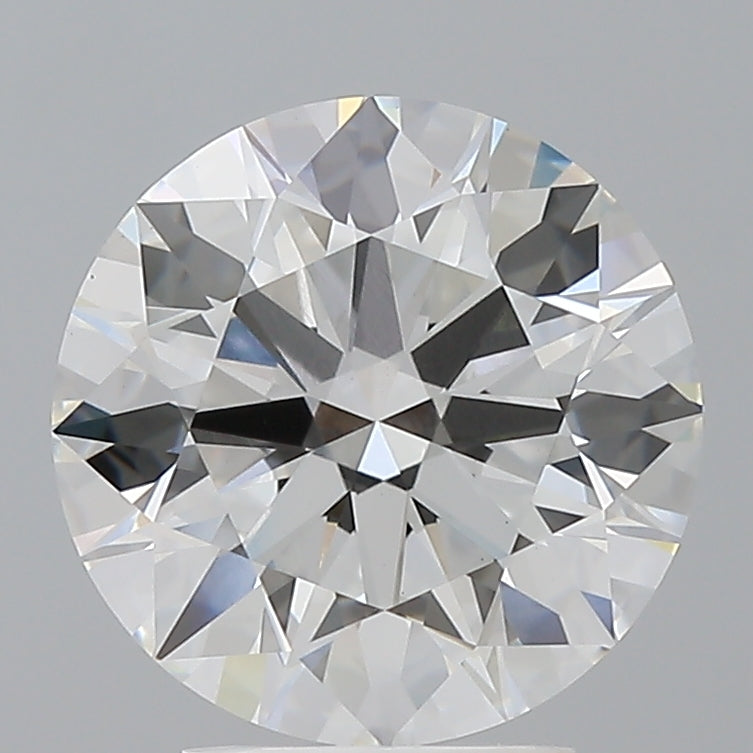 3.60 Carat Round Shaped, Ideal Cut, F Color, VVS2 Clarity, IGI Certified Lab Grown Diamond