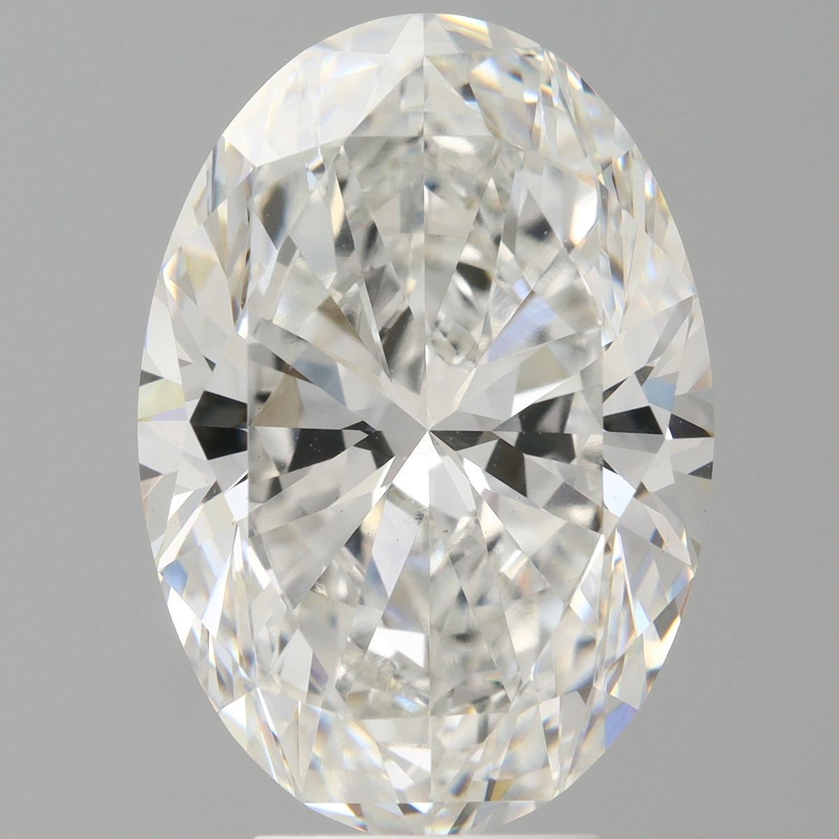 5.55 Carat Oval Shaped, Ideal Cut, E Color, VVS2 Clarity, IGI Certified Lab Grown Diamond