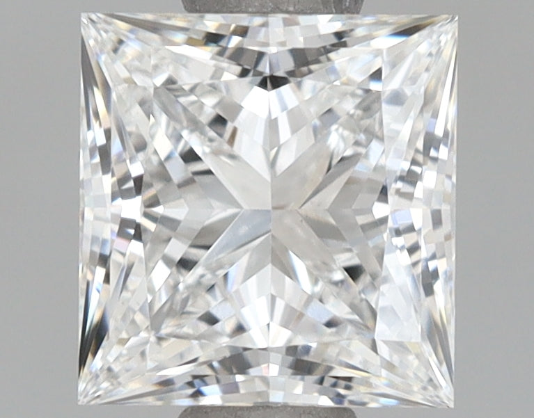 1.12 Carat Princess Shaped, Ideal Cut, D Color, VVS2 Clarity, IGI Certified Lab Grown Diamond