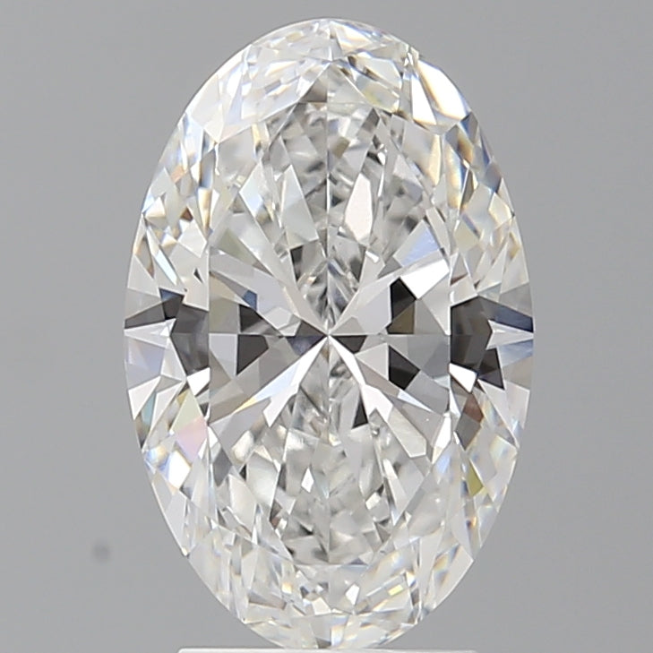 3.01 Carat Oval Shaped, Ideal Cut, E Color, VVS2 Clarity, IGI Certified Lab Grown Diamond