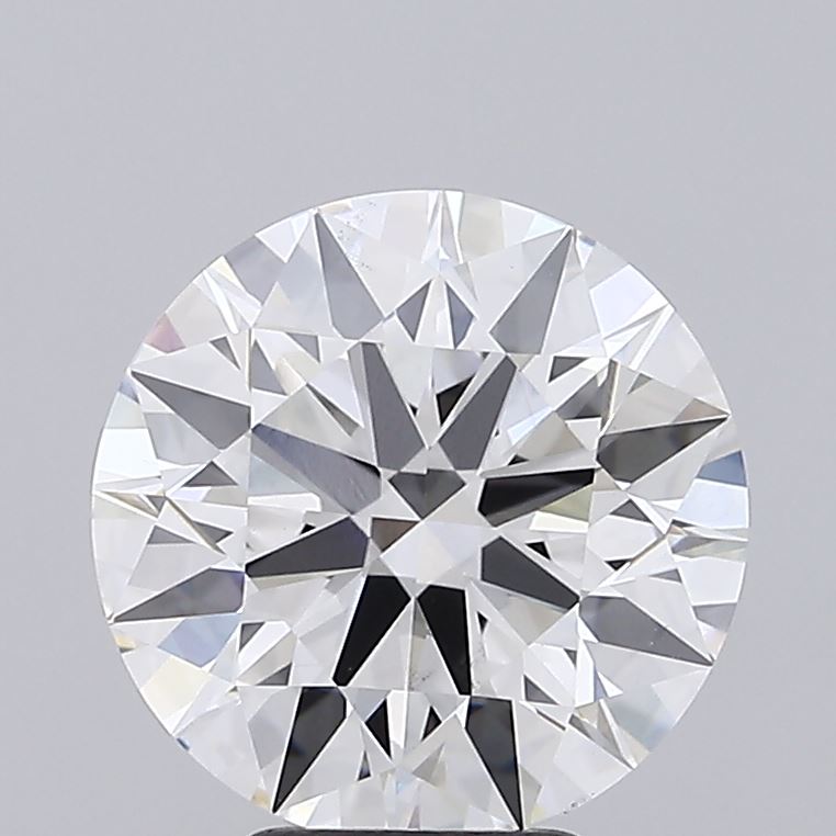 5.02 Carat Round Shaped, Ideal Cut, F Color, VS1 Clarity, IGI Certified Lab Grown Diamond