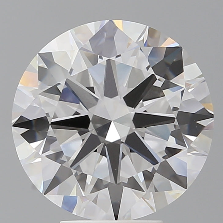 5.92 Carat Round Shaped, Excellent Cut, E Color, VVS2 Clarity, IGI Certified Lab Grown Diamond
