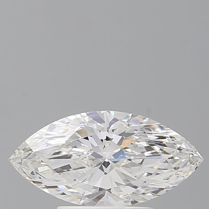 1.51 Carat Marquise Shaped, Ideal Cut, E Color, VVS2 Clarity, IGI Certified Lab Grown Diamond