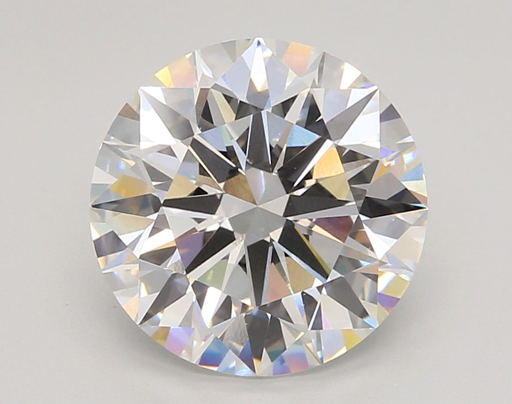 5.05 Carat Round Shaped, Ideal Cut, E Color, VVS2 Clarity, IGI Certified Lab Grown Diamond