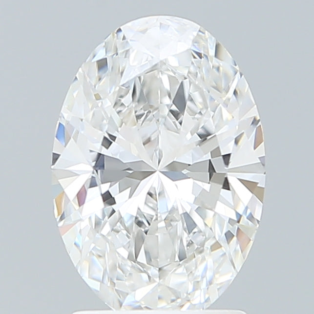 2.05 Carat Oval Shaped, Ideal Cut, D Color, VVS2 Clarity, IGI Certified Lab Grown Diamond