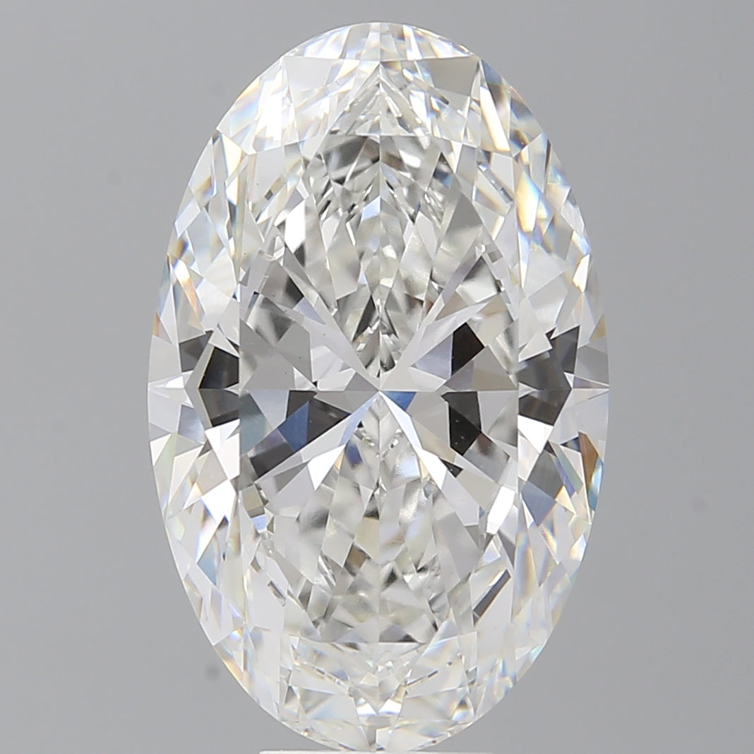 9.09 Carat Oval Shaped, Ideal Cut, F Color, VVS2 Clarity, IGI Certified Lab Grown Diamond