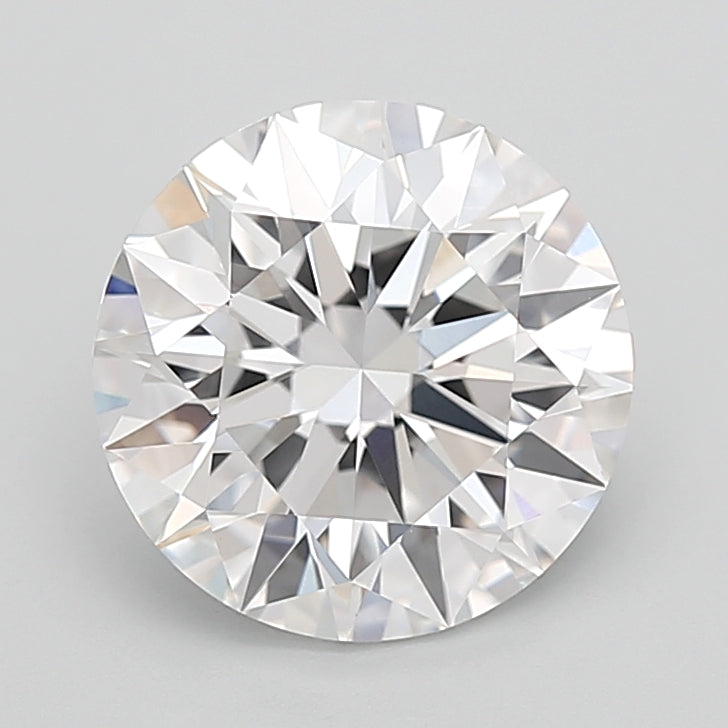 4.03 Carat Round Shaped, Ideal Cut, E Color, VVS2 Clarity, IGI Certified Lab Grown Diamond