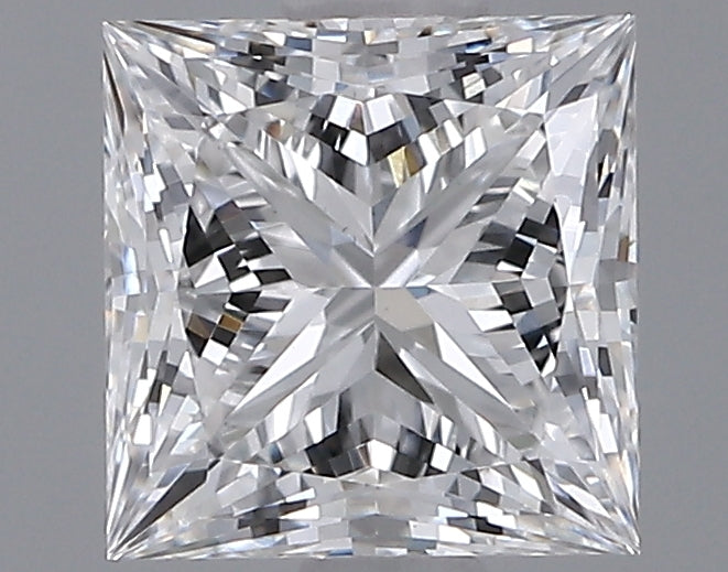 1.46 Carat Princess Shaped, Ideal Cut, E Color, VS1 Clarity, IGI Certified Lab Grown Diamond