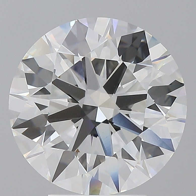 4.60 Carat Round Shaped, Ideal Cut, F Color, VVS2 Clarity, IGI Certified Lab Grown Diamond